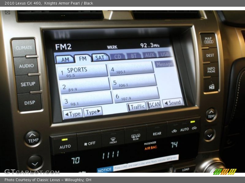 Knights Armor Pearl / Black 2010 Lexus GX 460