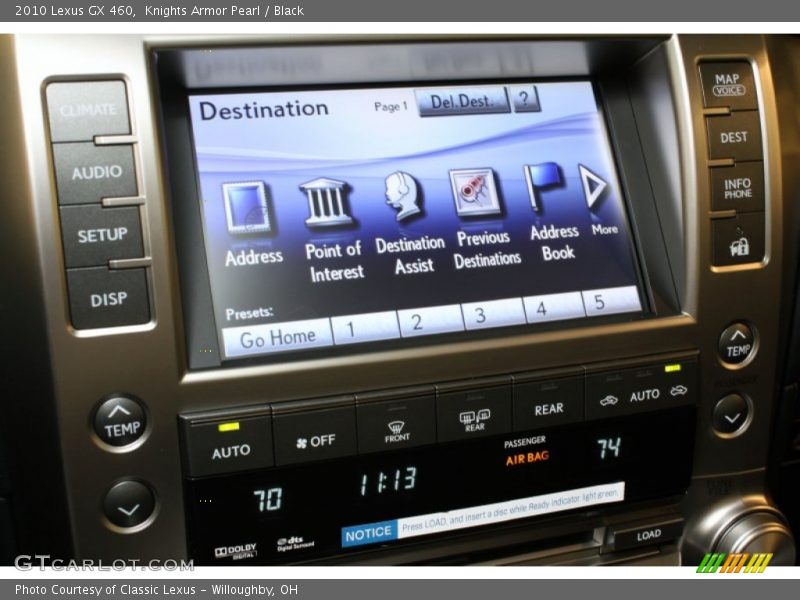 Knights Armor Pearl / Black 2010 Lexus GX 460