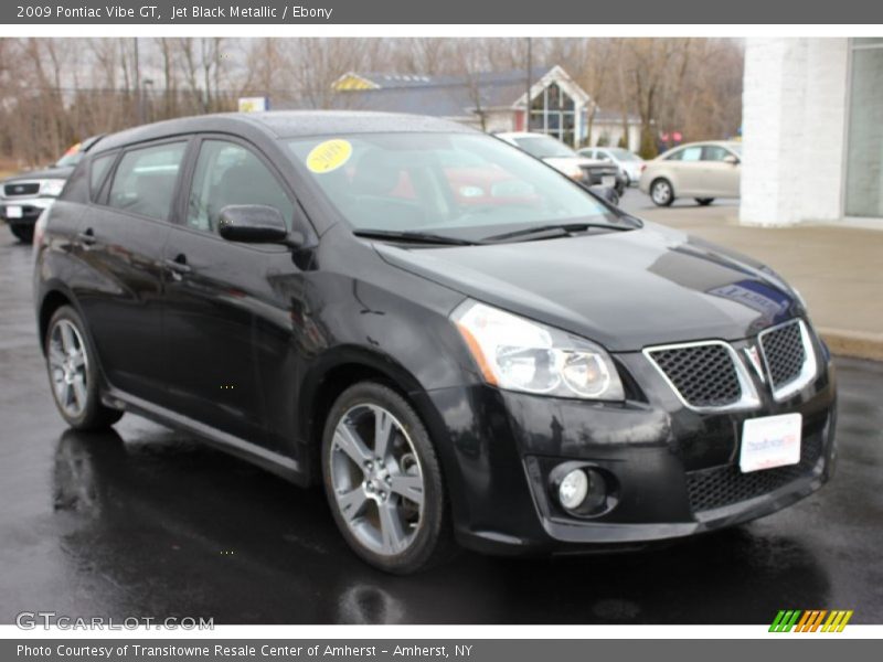 Jet Black Metallic / Ebony 2009 Pontiac Vibe GT