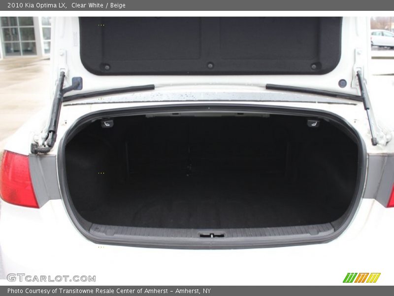 Clear White / Beige 2010 Kia Optima LX