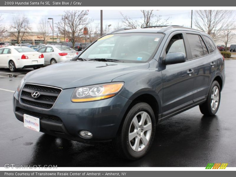 Slate Blue / Gray 2009 Hyundai Santa Fe SE