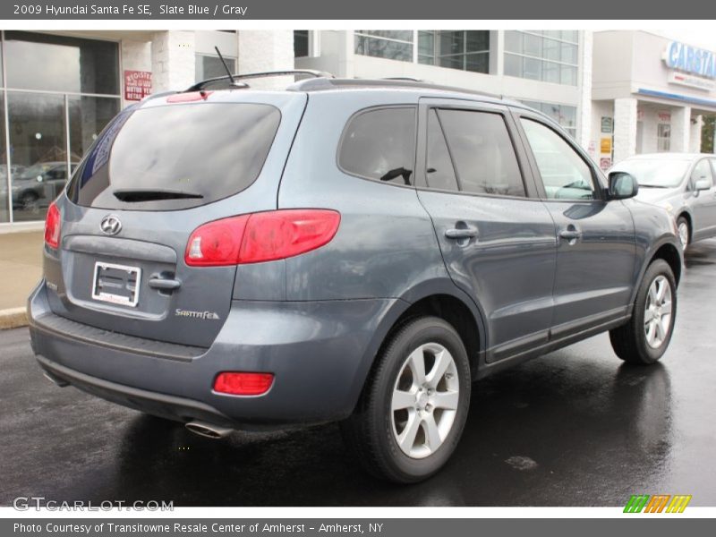 Slate Blue / Gray 2009 Hyundai Santa Fe SE