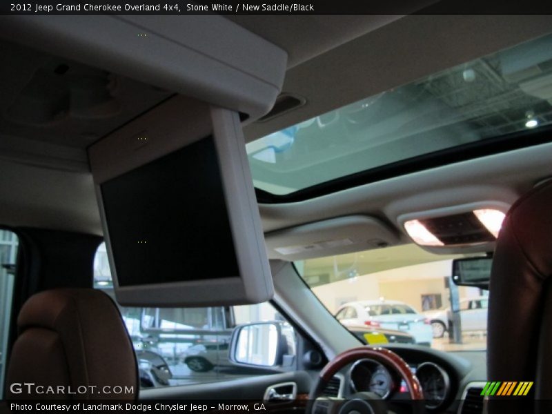 Stone White / New Saddle/Black 2012 Jeep Grand Cherokee Overland 4x4