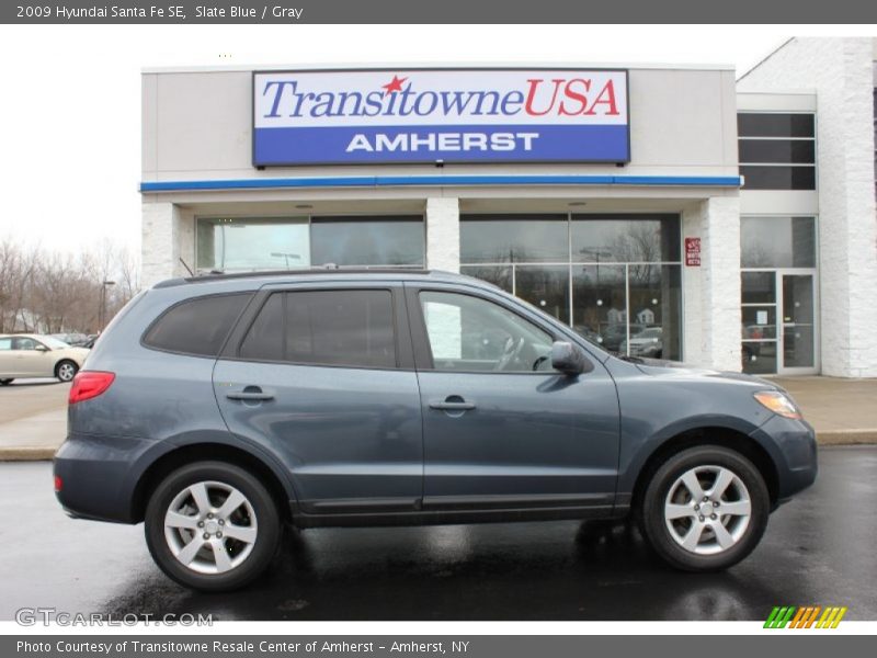 Slate Blue / Gray 2009 Hyundai Santa Fe SE