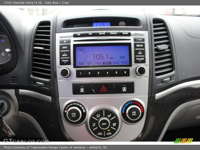 Slate Blue / Gray 2009 Hyundai Santa Fe SE