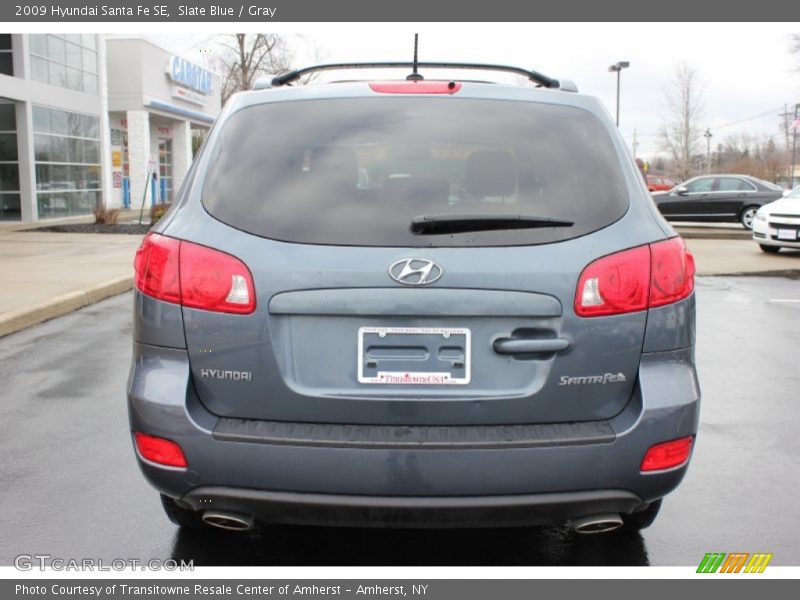 Slate Blue / Gray 2009 Hyundai Santa Fe SE