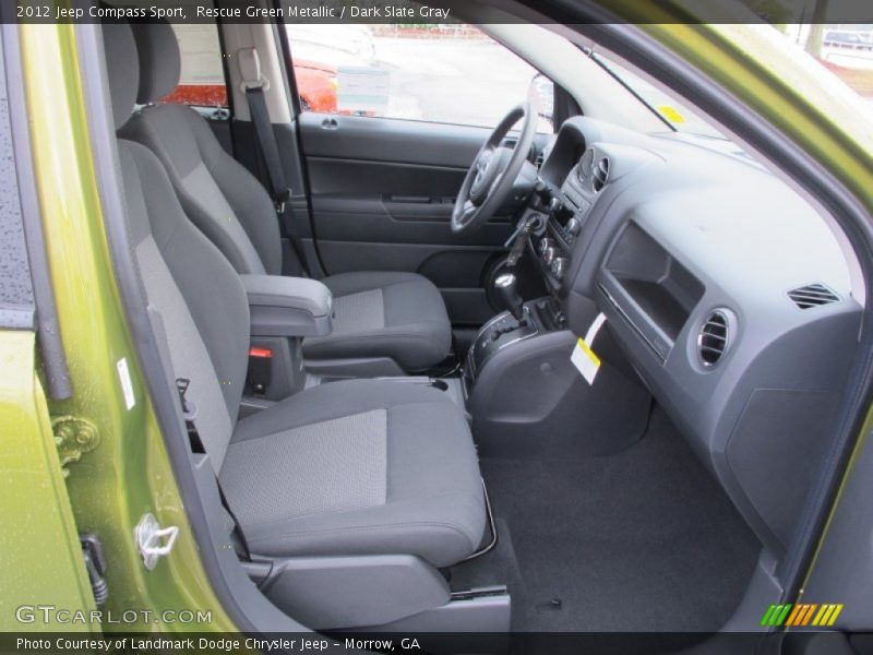 Rescue Green Metallic / Dark Slate Gray 2012 Jeep Compass Sport