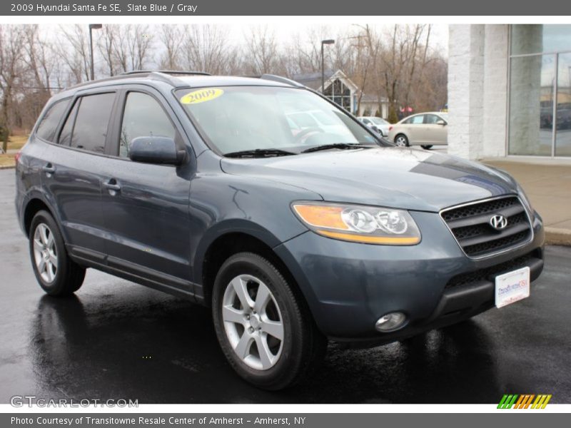 Slate Blue / Gray 2009 Hyundai Santa Fe SE