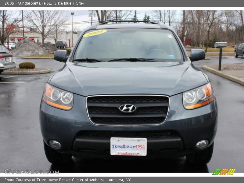 Slate Blue / Gray 2009 Hyundai Santa Fe SE