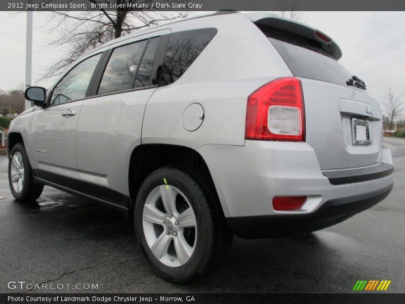 Bright Silver Metallic / Dark Slate Gray 2012 Jeep Compass Sport