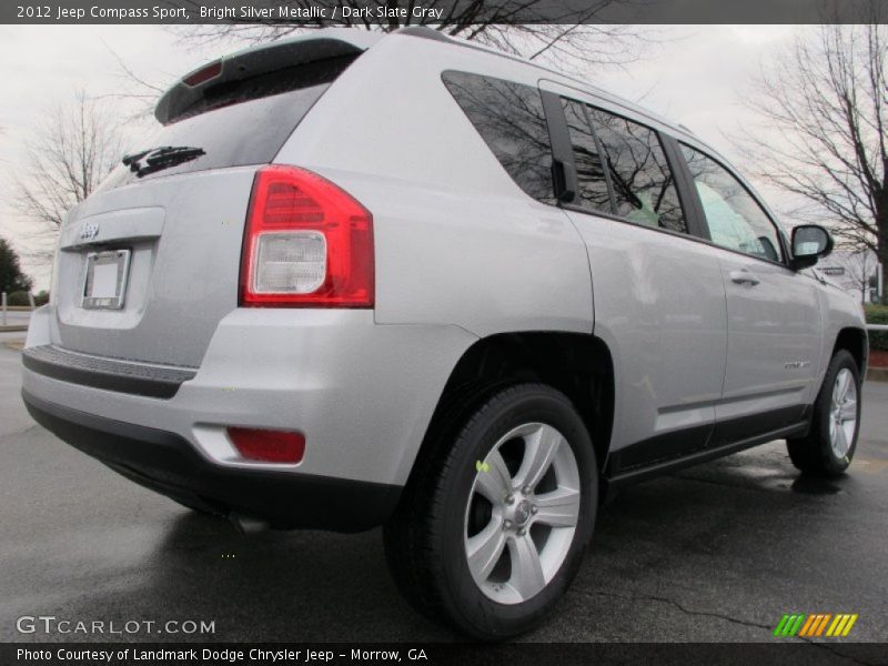 Bright Silver Metallic / Dark Slate Gray 2012 Jeep Compass Sport