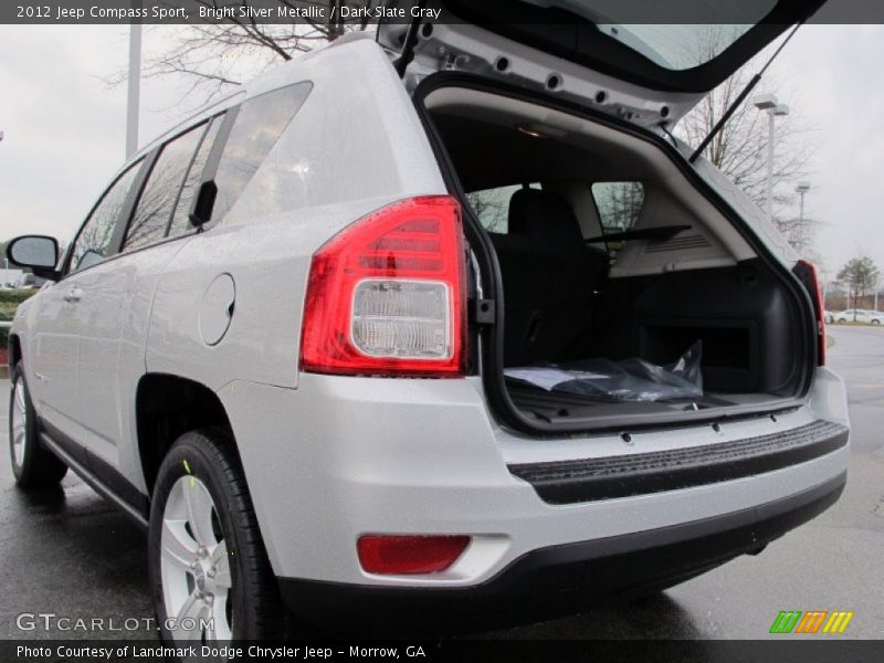 Bright Silver Metallic / Dark Slate Gray 2012 Jeep Compass Sport