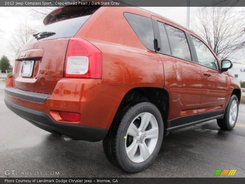 Copperhead Pearl / Dark Slate Gray 2012 Jeep Compass Sport