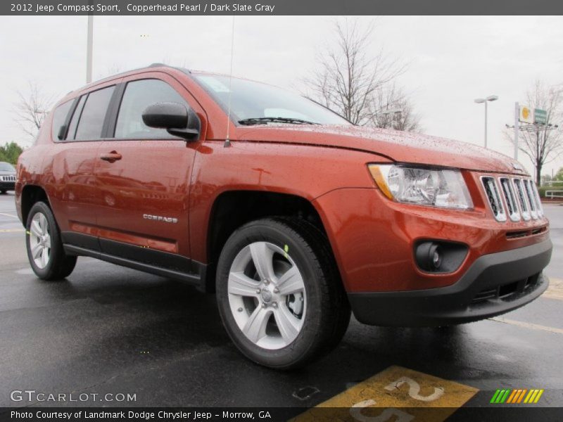 Copperhead Pearl / Dark Slate Gray 2012 Jeep Compass Sport