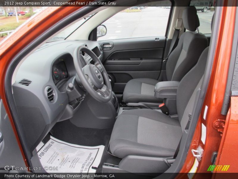 Copperhead Pearl / Dark Slate Gray 2012 Jeep Compass Sport