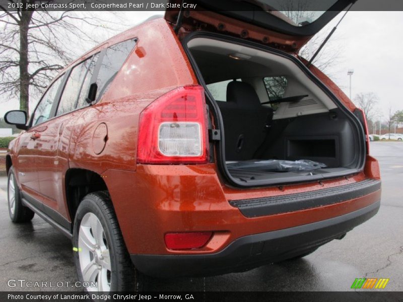 Copperhead Pearl / Dark Slate Gray 2012 Jeep Compass Sport