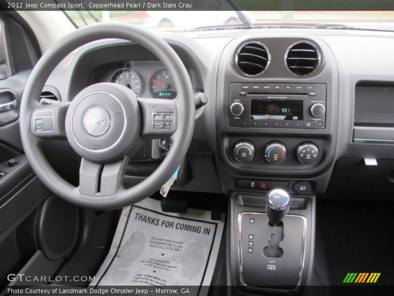 Copperhead Pearl / Dark Slate Gray 2012 Jeep Compass Sport