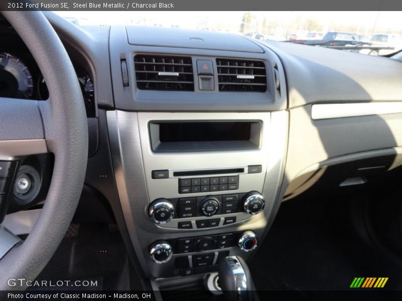 Steel Blue Metallic / Charcoal Black 2012 Ford Fusion SE