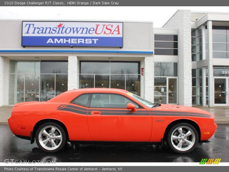HEMI Orange / Dark Slate Gray 2010 Dodge Challenger R/T Classic