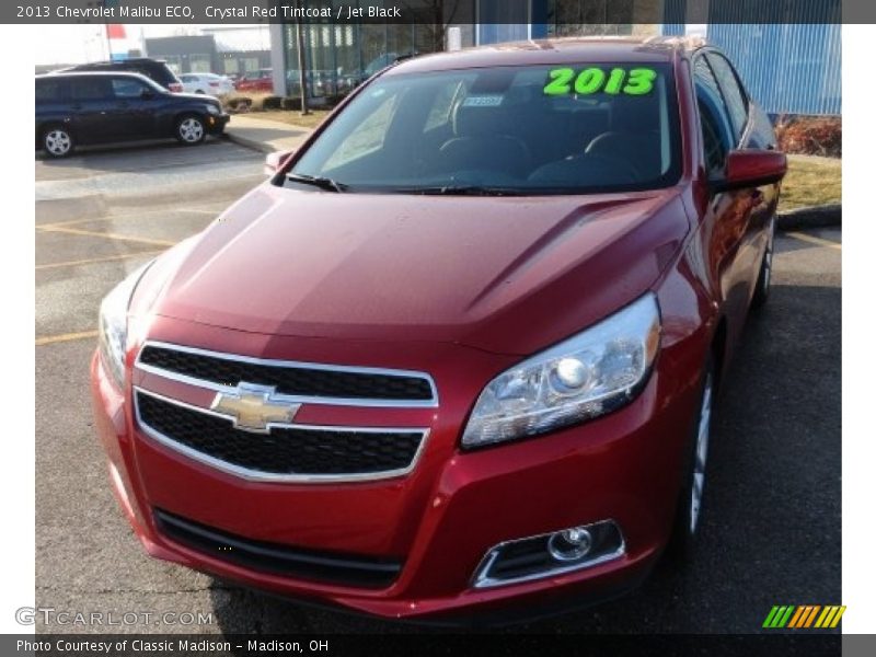 Crystal Red Tintcoat / Jet Black 2013 Chevrolet Malibu ECO