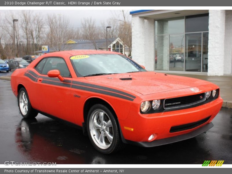 HEMI Orange / Dark Slate Gray 2010 Dodge Challenger R/T Classic