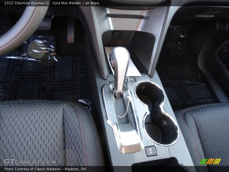 Gold Mist Metallic / Jet Black 2012 Chevrolet Equinox LS