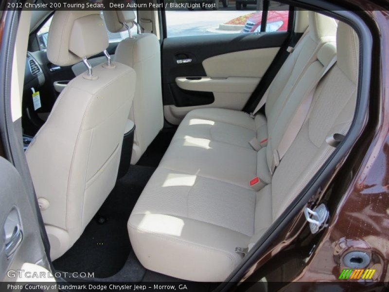 Rear Seat of 2012 200 Touring Sedan