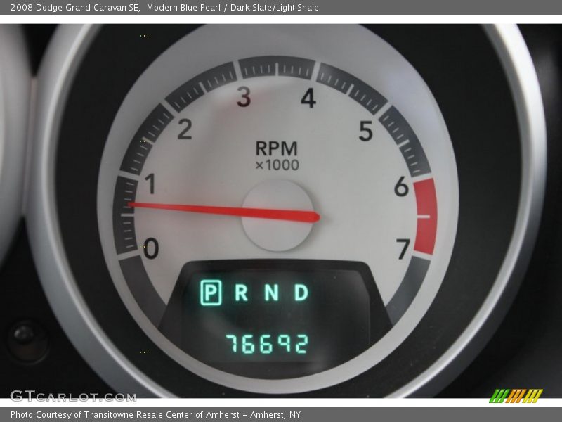 Modern Blue Pearl / Dark Slate/Light Shale 2008 Dodge Grand Caravan SE