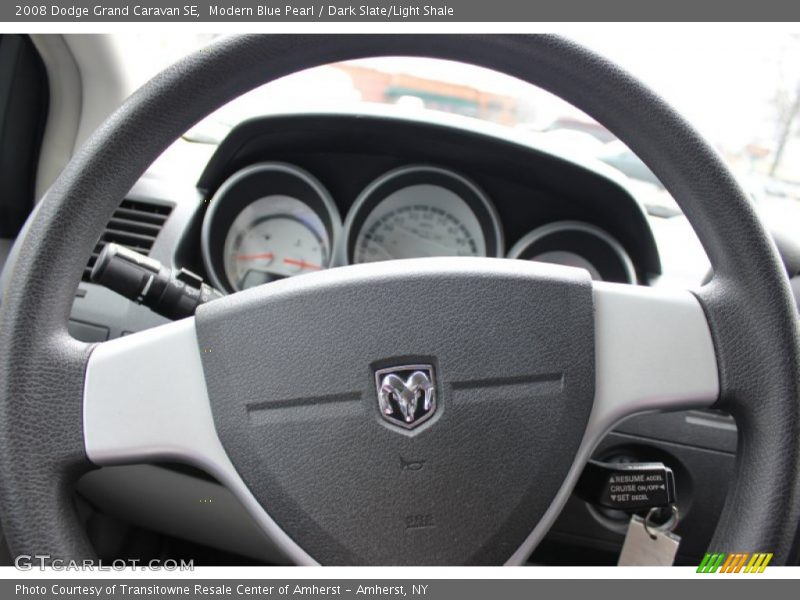 Modern Blue Pearl / Dark Slate/Light Shale 2008 Dodge Grand Caravan SE