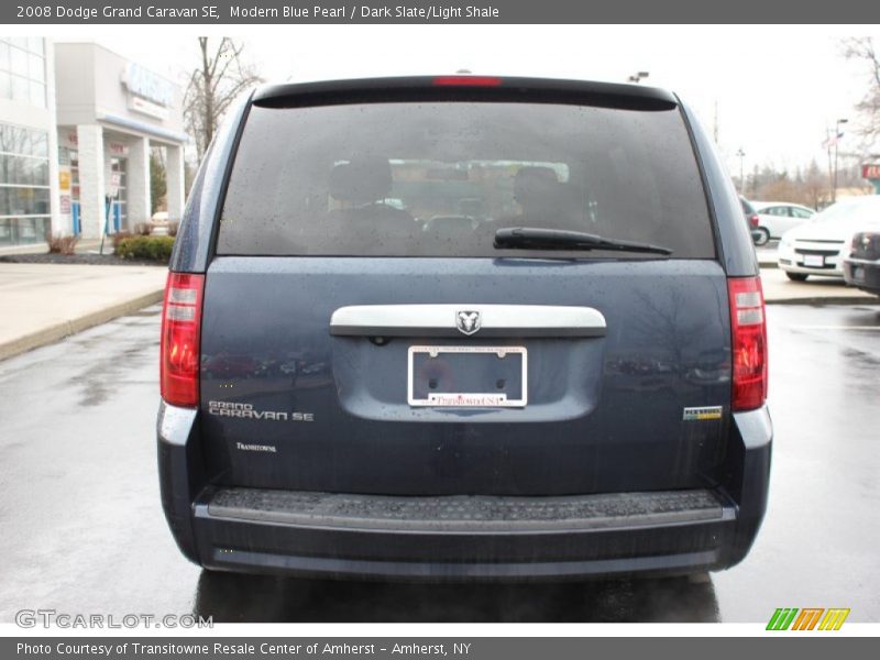 Modern Blue Pearl / Dark Slate/Light Shale 2008 Dodge Grand Caravan SE