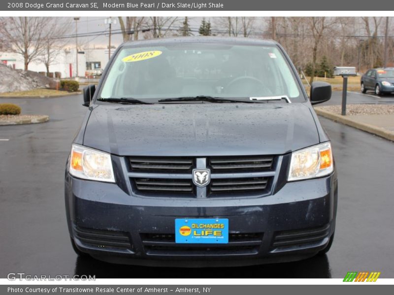 Modern Blue Pearl / Dark Slate/Light Shale 2008 Dodge Grand Caravan SE