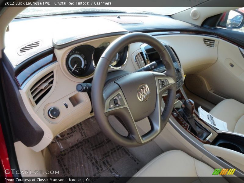 Crystal Red Tintcoat / Cashmere 2012 Buick LaCrosse FWD