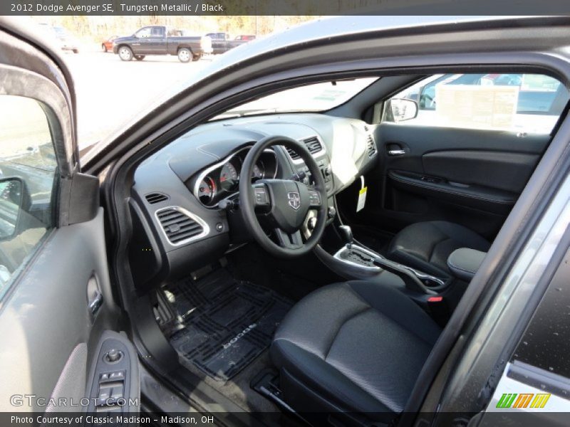 Tungsten Metallic / Black 2012 Dodge Avenger SE