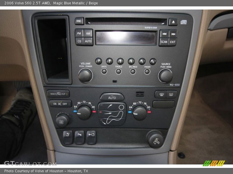 Magic Blue Metallic / Beige 2006 Volvo S60 2.5T AWD