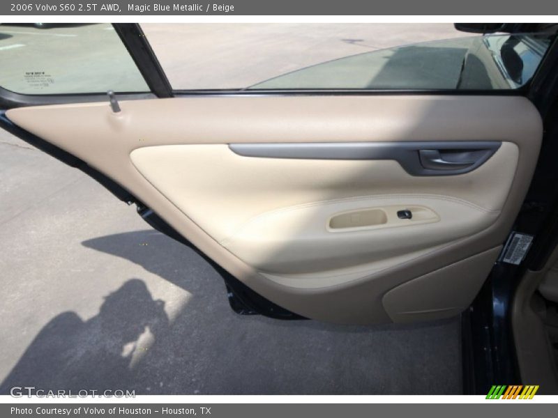 Magic Blue Metallic / Beige 2006 Volvo S60 2.5T AWD