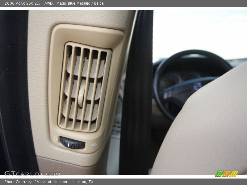 Magic Blue Metallic / Beige 2006 Volvo S60 2.5T AWD