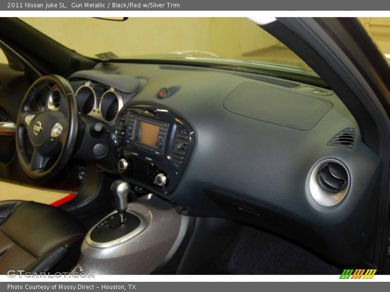 Gun Metallic / Black/Red w/Silver Trim 2011 Nissan Juke SL