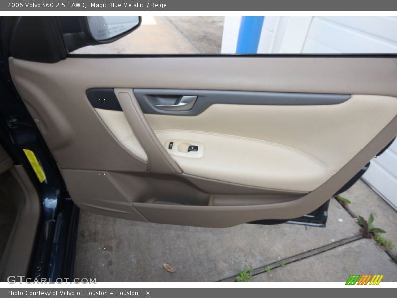 Magic Blue Metallic / Beige 2006 Volvo S60 2.5T AWD