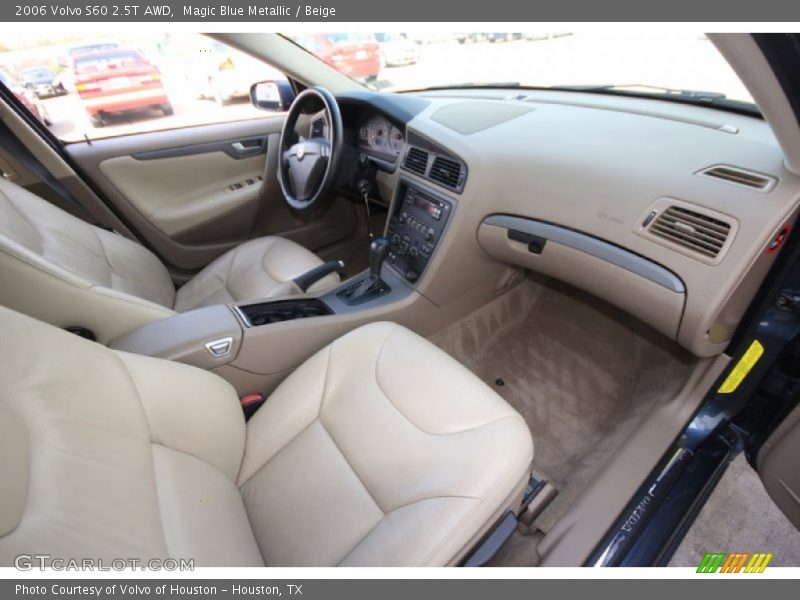 Magic Blue Metallic / Beige 2006 Volvo S60 2.5T AWD
