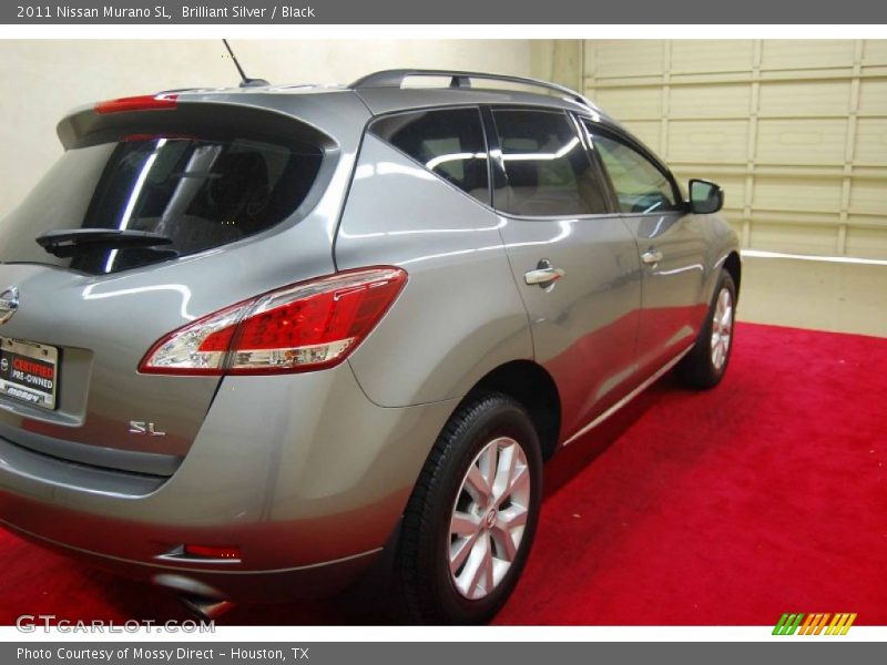Brilliant Silver / Black 2011 Nissan Murano SL