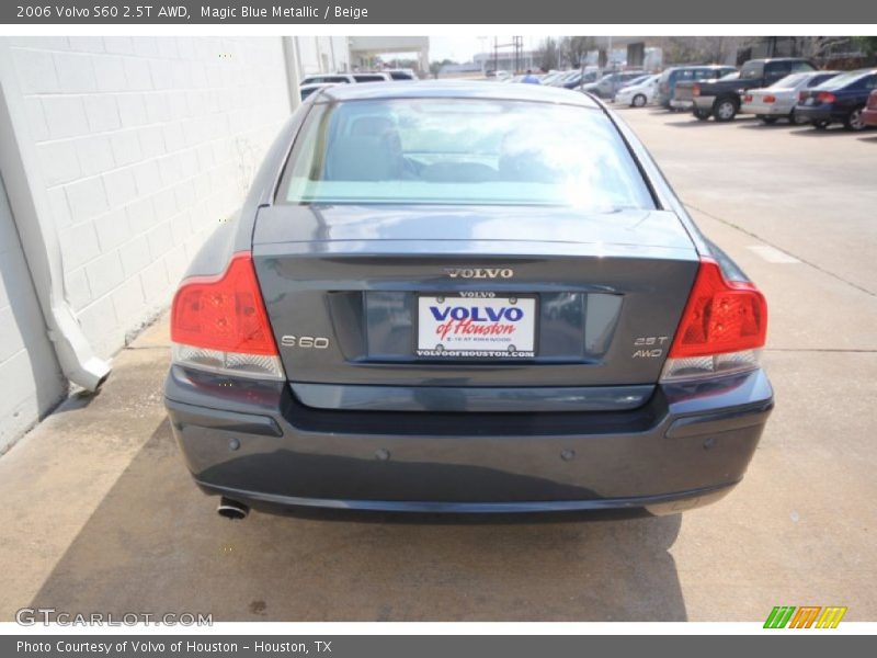 Magic Blue Metallic / Beige 2006 Volvo S60 2.5T AWD