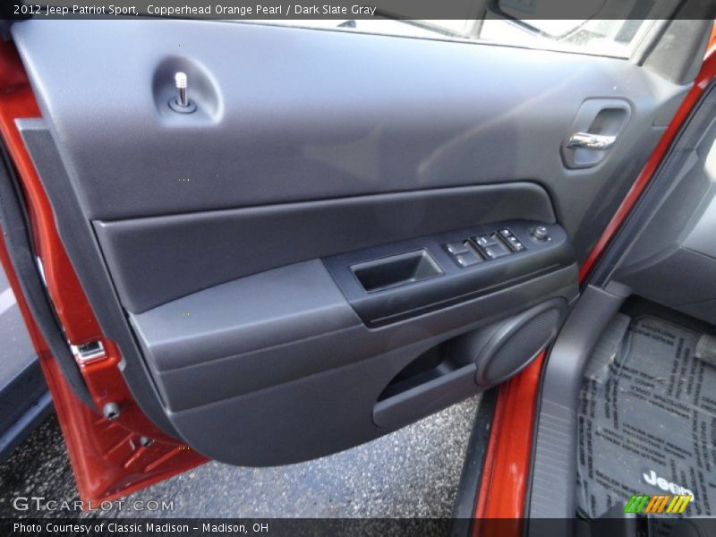 Copperhead Orange Pearl / Dark Slate Gray 2012 Jeep Patriot Sport