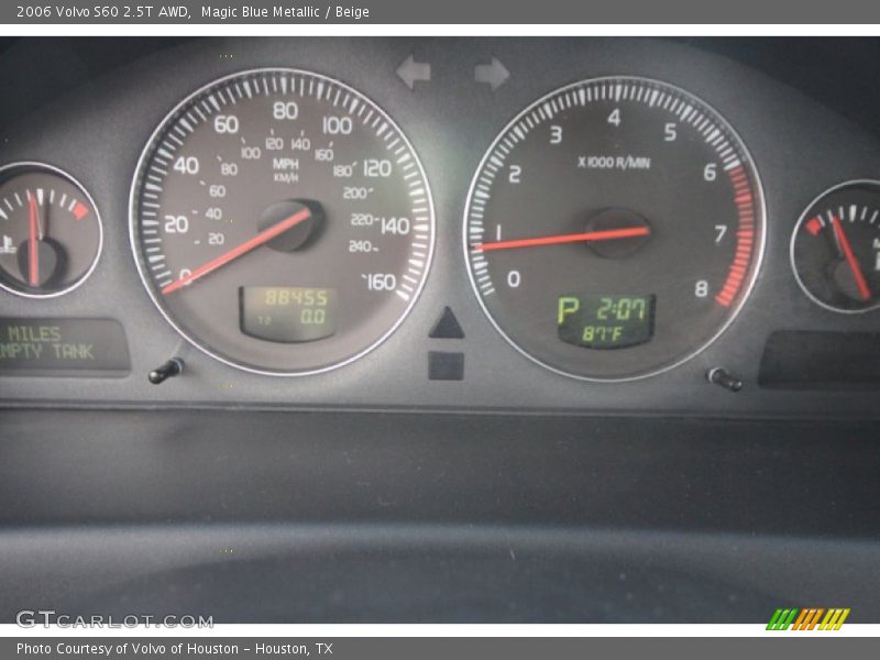 Magic Blue Metallic / Beige 2006 Volvo S60 2.5T AWD