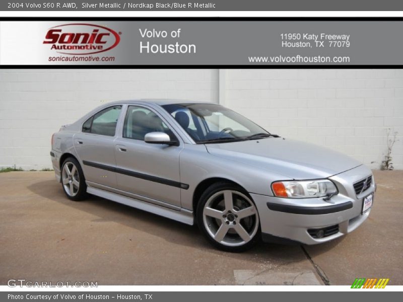 Silver Metallic / Nordkap Black/Blue R Metallic 2004 Volvo S60 R AWD