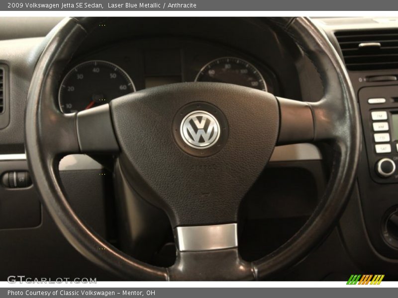 Laser Blue Metallic / Anthracite 2009 Volkswagen Jetta SE Sedan