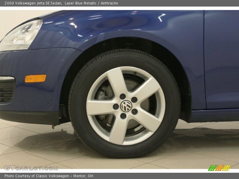 Laser Blue Metallic / Anthracite 2009 Volkswagen Jetta SE Sedan