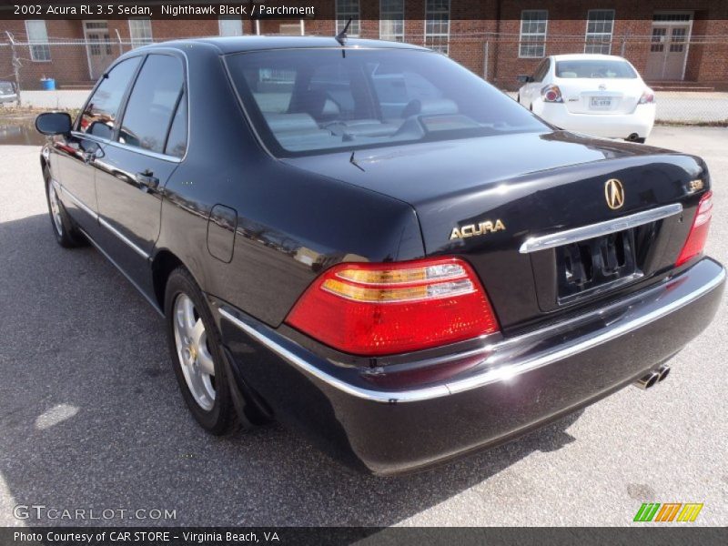 Nighthawk Black / Parchment 2002 Acura RL 3.5 Sedan