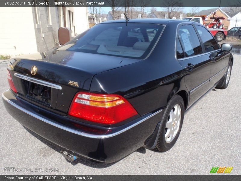 Nighthawk Black / Parchment 2002 Acura RL 3.5 Sedan