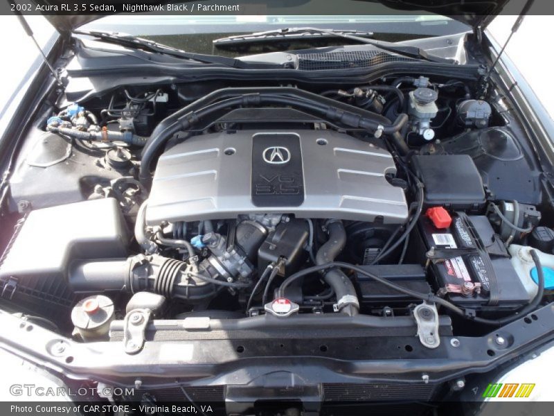 Nighthawk Black / Parchment 2002 Acura RL 3.5 Sedan
