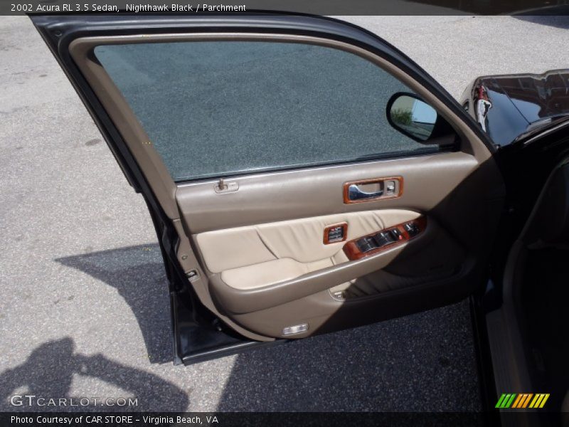 Nighthawk Black / Parchment 2002 Acura RL 3.5 Sedan